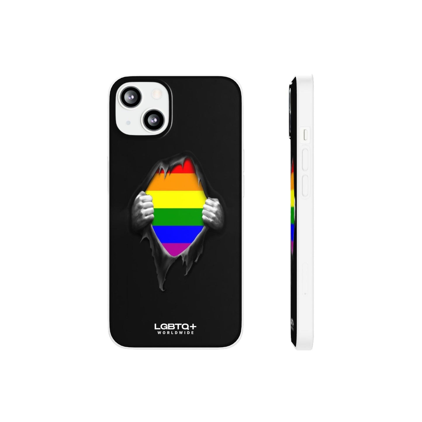 LGBTQWorldwide - ,,SCHWARZES LOCH" Flexible Handyhülle Accessories, Case, iPhone, iPhone Cases, Phone accessory, Phone Cases, Samsung Cases, silikon, Valentine's Day promotion lgbtq Bekleidung Accessoires unisex Zubehör