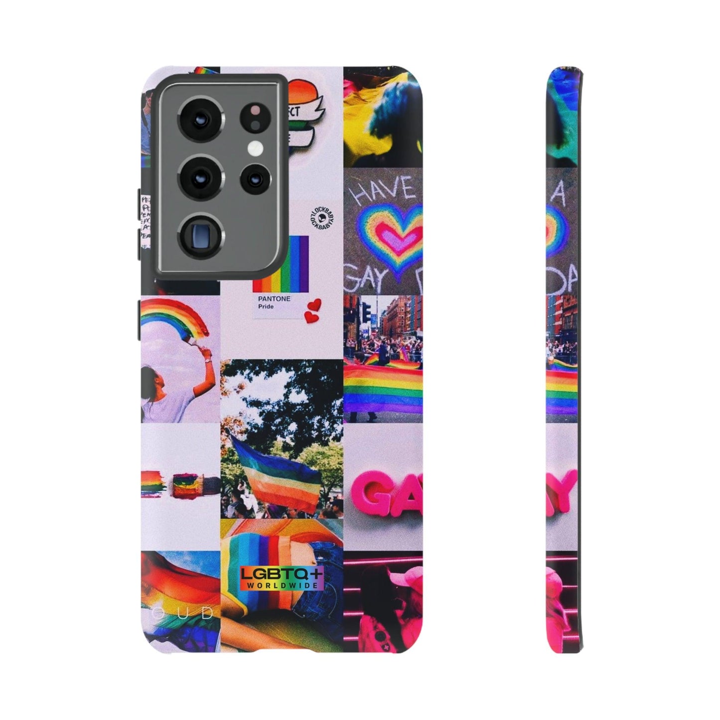 LGBTQWorldwide - ,,REGENBOGEN" Doppelgehäuse Handyhülle Accessories, Glossy, iPhone Cases, Matte, Phone accessory, Phone Cases, Samsung Cases, Thermo, Valentine's Day Picks lgbtq Bekleidung Accessoires unisex Zubehör