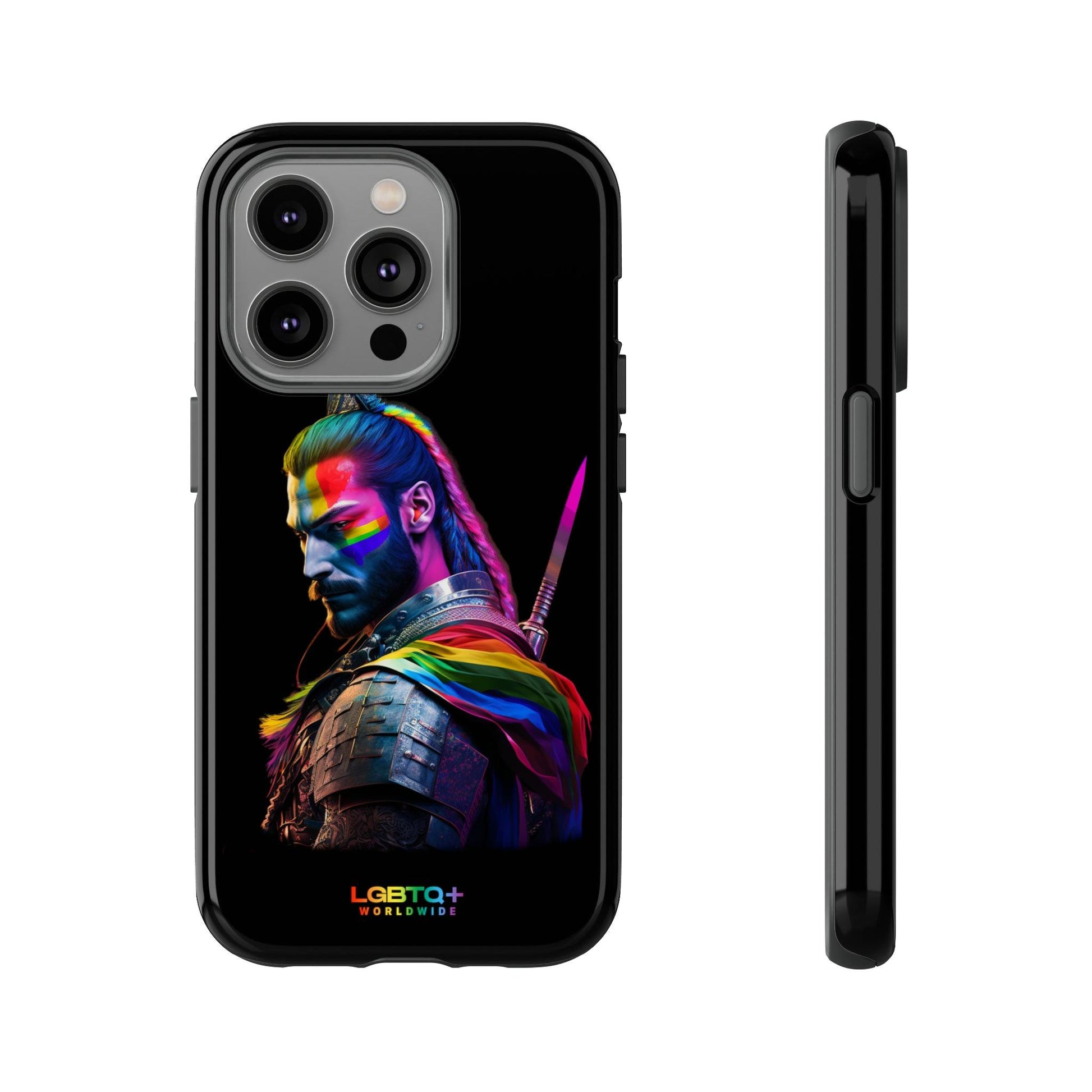 LGBTQWorldwide - ,,SAMURAI" Doppelgehäuse Handyhülle Accessories, Glossy, iPhone Cases, Matte, Phone accessory, Phone Cases, Samsung Cases, tough, Valentine's Day Picks lgbtq Bekleidung Accessoires unisex Zubehör