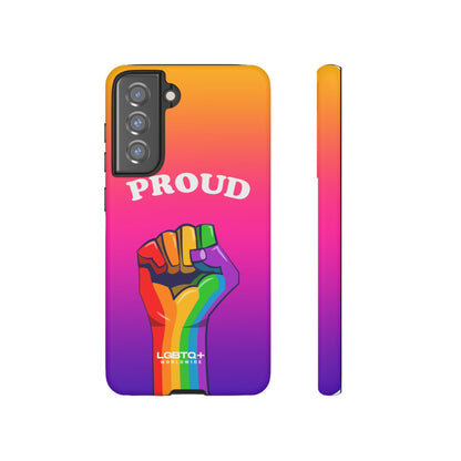 LGBTQWorldwide - ,,GLÜCKLICH" Doppelgehäuse Handyhülle Accessories, Glossy, iPhone Cases, Matte, Phone accessory, Phone Cases, Samsung Cases, Thermo, Valentine's Day Picks lgbtq Bekleidung Accessoires unisex Zubehör