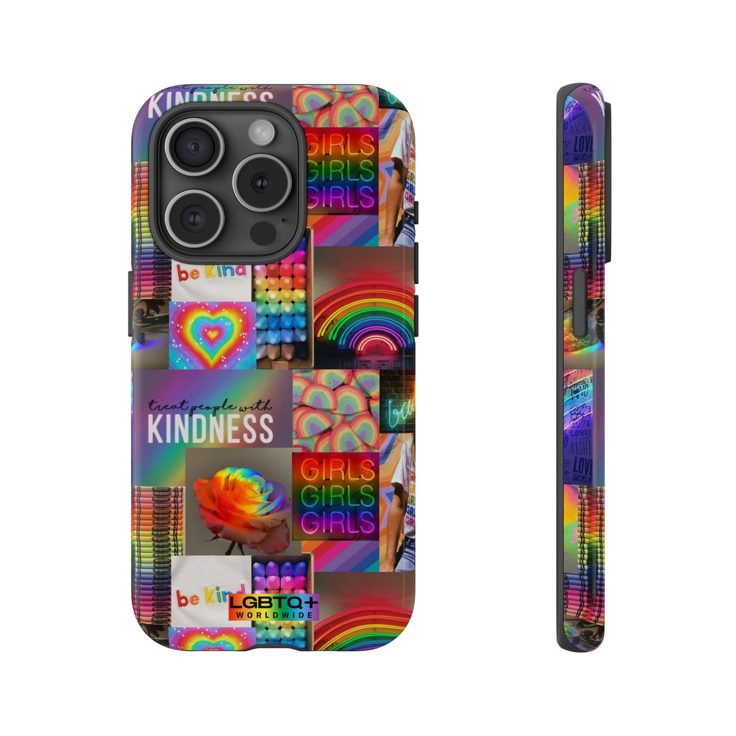 LGBTQWorldwide - ,,FREUNDLICH" Doppelgehäuse Handyhülle Accessories, Glossy, iPhone Cases, Matte, Phone accessory, Phone Cases, Samsung Cases, Thermo, Valentine's Day Picks lgbtq Bekleidung Accessoires unisex Zubehör