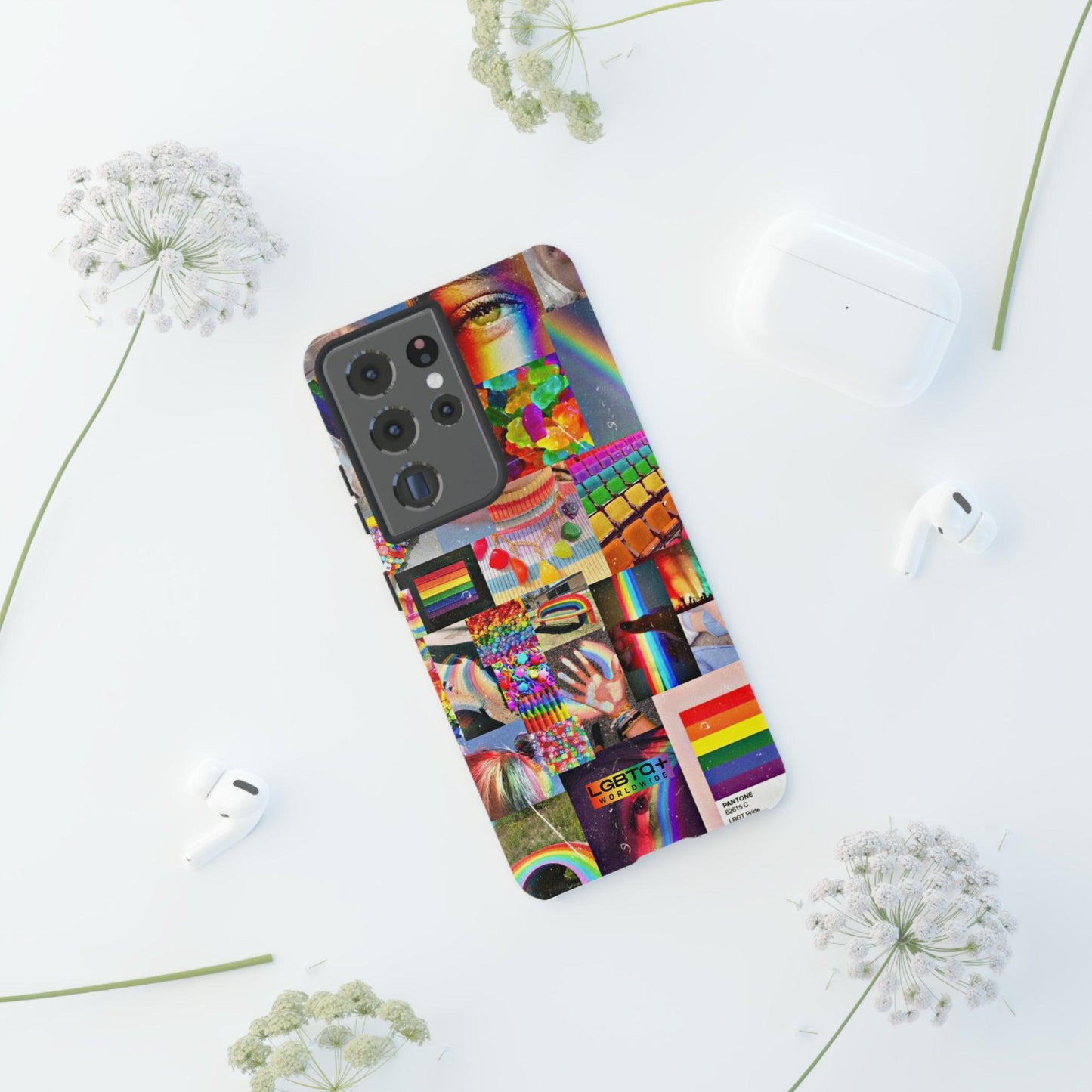 LGBTQWorldwide - ,,FARBEN" Doppelgehäuse Handyhülle Accessories, Glossy, iPhone Cases, Matte, Phone accessory, Phone Cases, Samsung Cases, Thermo, Valentine's Day Picks lgbtq Bekleidung Accessoires unisex Zubehör