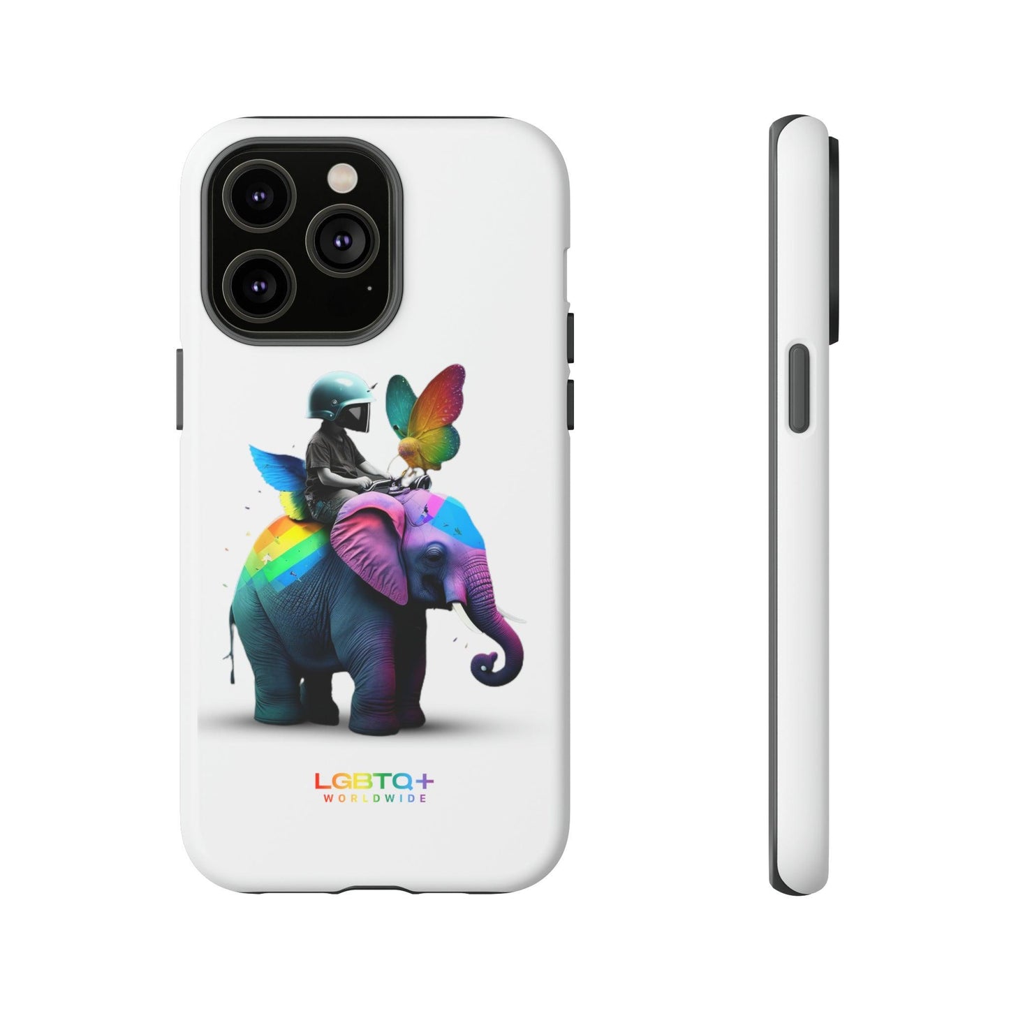 LGBTQWorldwide - ,,SCHMETTERLING" Doppelgehäuse Handyhülle Accessories, Glossy, iPhone Cases, Matte, Phone accessory, Phone Cases, Samsung Cases, tough, Valentine's Day Picks lgbtq Bekleidung Accessoires unisex Zubehör