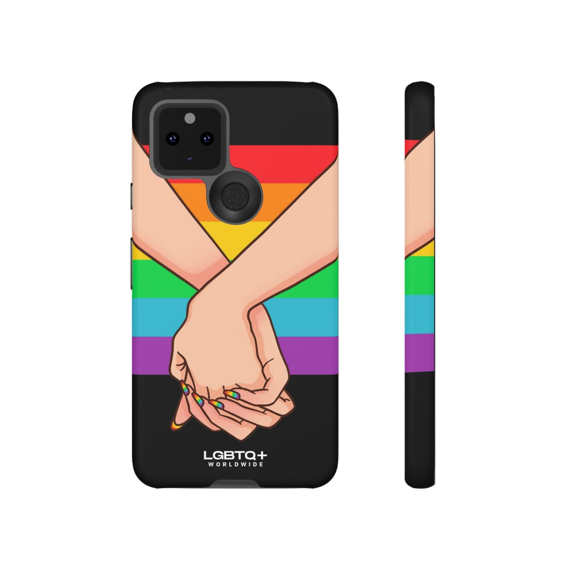 LGBTQWorldwide - ,,TOGETHER PRIDE" Doppelgehäuse Handyhülle Accessories, Glossy, iPhone Cases, Matte, Phone accessory, Phone Cases, Samsung Cases, Thermo, Valentine's Day Picks lgbtq Bekleidung Accessoires unisex Zubehör