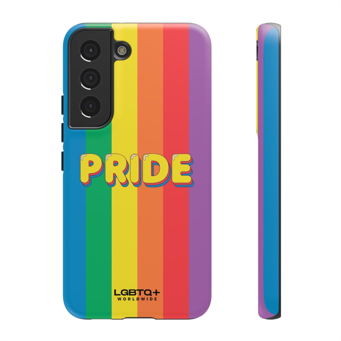 LGBTQWorldwide - ,,PRIDE" Doppelgehäuse Handyhülle Accessories, Glossy, iPhone Cases, Matte, Phone accessory, Phone Cases, Samsung Cases, Thermo, Valentine's Day Picks lgbtq Bekleidung Accessoires unisex Zubehör