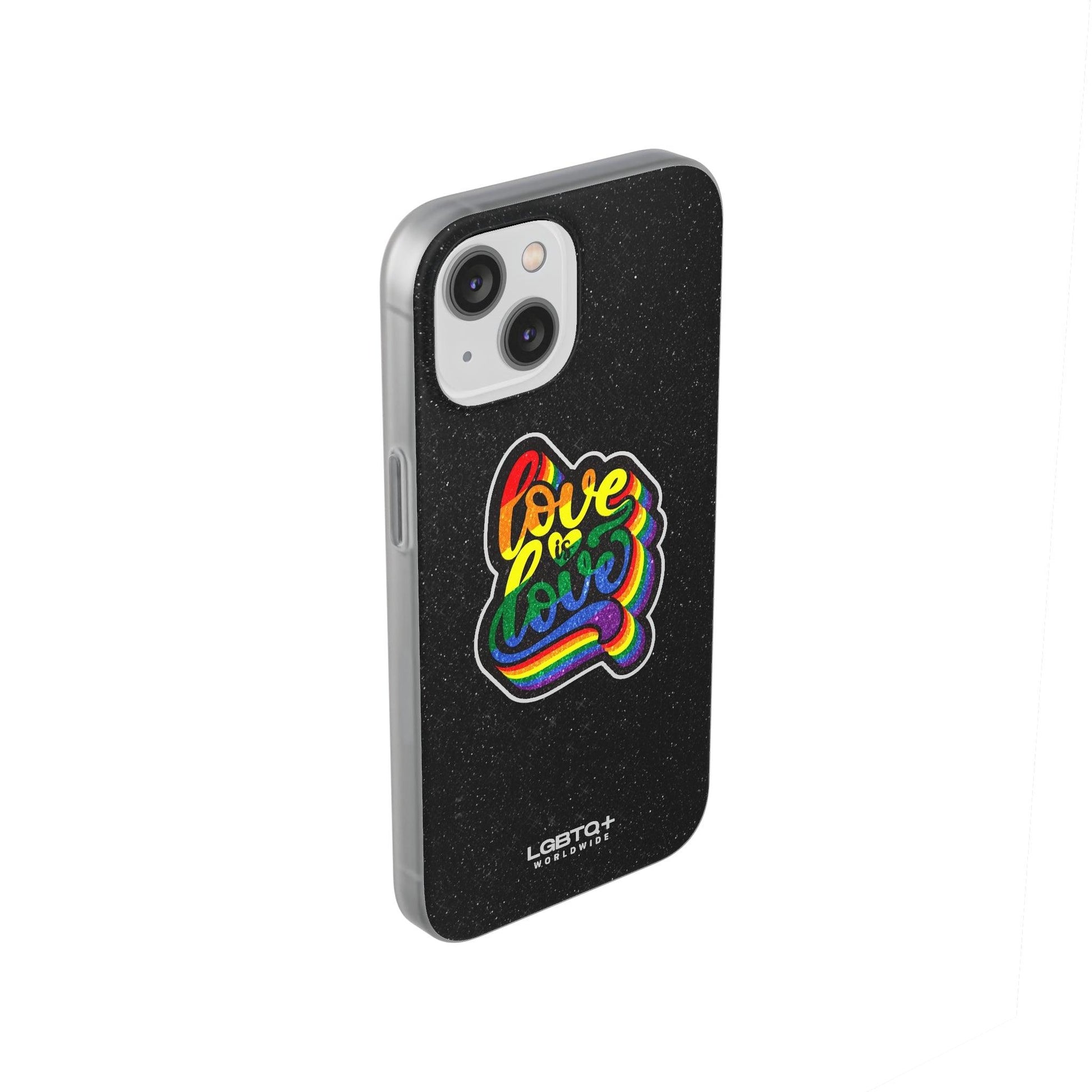 LGBTQWorldwide - ,,LIEBE IST LIEBE" Flexible Handyhülle Accessories, Case, iPhone, iPhone Cases, Phone accessory, Phone Cases, Samsung Cases, Valentine's Day promotion lgbtq Bekleidung Accessoires unisex Zubehör