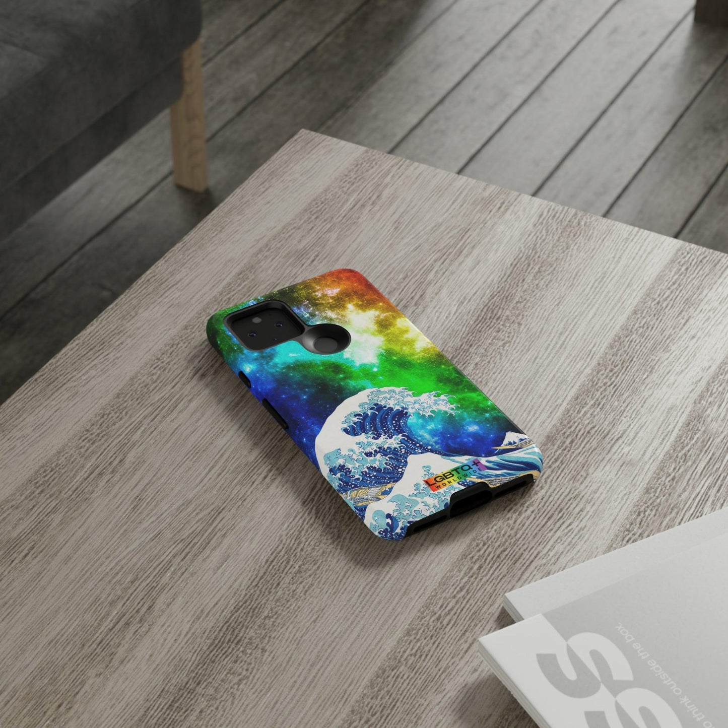 LGBTQWorldwide - ,,WELLE" Doppelgehäuse Handyhülle Accessories, Glossy, iPhone Cases, Matte, Phone accessory, Phone Cases, Samsung Cases, Thermo, Valentine's Day Picks lgbtq Bekleidung Accessoires unisex Zubehör