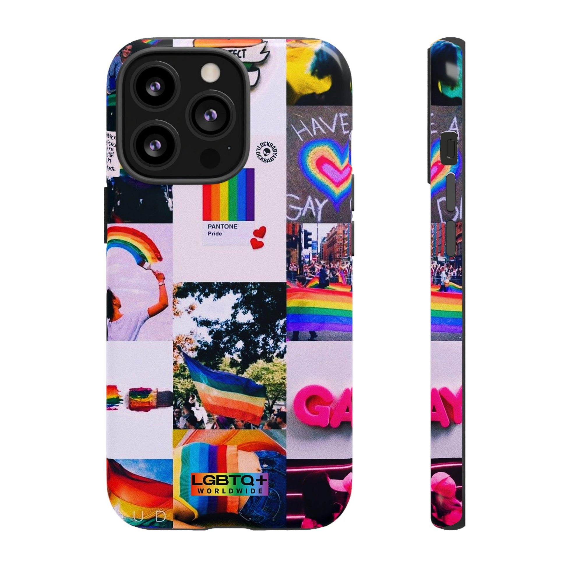 LGBTQWorldwide - ,,REGENBOGEN" Doppelgehäuse Handyhülle Accessories, Glossy, iPhone Cases, Matte, Phone accessory, Phone Cases, Samsung Cases, Thermo, Valentine's Day Picks lgbtq Bekleidung Accessoires unisex Zubehör