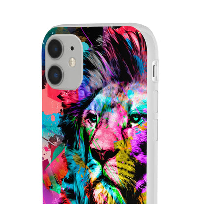 LGBTQWorldwide - ,,STARKER LÖWE" Flexible Handyhülle Accessories, Case, iPhone, iPhone Cases, Phone accessory, Phone Cases, Samsung Cases, silikon, Valentine's Day promotion lgbtq Bekleidung Accessoires unisex Zubehör