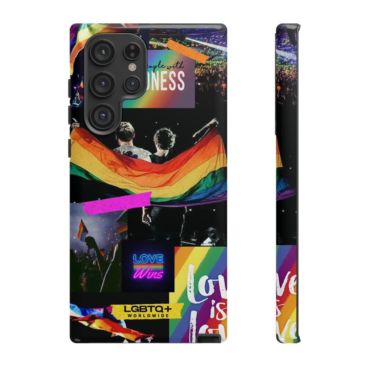 LGBTQWorldwide - ,,COMMUNITY" Doppelgehäuse Handyhülle Accessories, Glossy, iPhone Cases, Matte, Phone accessory, Phone Cases, Samsung Cases, Thermo, Valentine's Day Picks lgbtq Bekleidung Accessoires unisex Zubehör