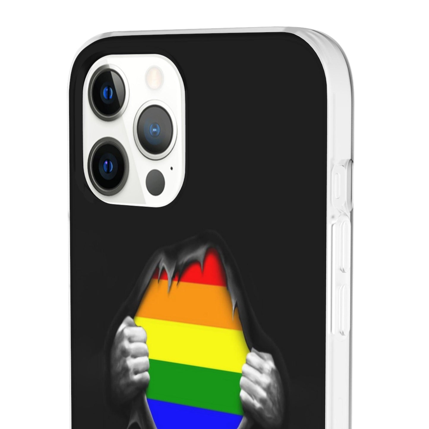 LGBTQWorldwide - ,,SCHWARZES LOCH" Flexible Handyhülle Accessories, Case, iPhone, iPhone Cases, Phone accessory, Phone Cases, Samsung Cases, silikon, Valentine's Day promotion lgbtq Bekleidung Accessoires unisex Zubehör