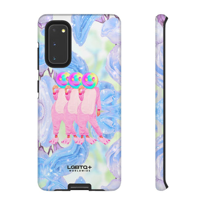 LGBTQWorldwide - ,,TEDDY BÄR" Doppelgehäuse Handyhülle Accessories, Glossy, iPhone Cases, Matte, Phone accessory, Phone Cases, Samsung Cases, Thermo, Valentine's Day Picks lgbtq Bekleidung Accessoires unisex Zubehör