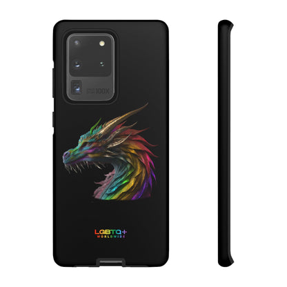 LGBTQWorldwide - ,,DRACHE" Doppelgehäuse Handyhülle Accessories, Glossy, iPhone Cases, Matte, Phone accessory, Phone Cases, Samsung Cases, tough, Valentine's Day Picks lgbtq Bekleidung Accessoires unisex Zubehör