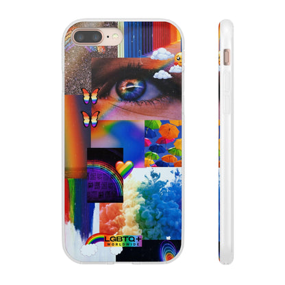 LGBTQWorldwide - ,,VISION" Flexible Handyhülle Accessories, Case, iPhone, iPhone Cases, Phone accessory, Phone Cases, Samsung Cases, silikon, Valentine's Day promotion lgbtq Bekleidung Accessoires unisex Zubehör