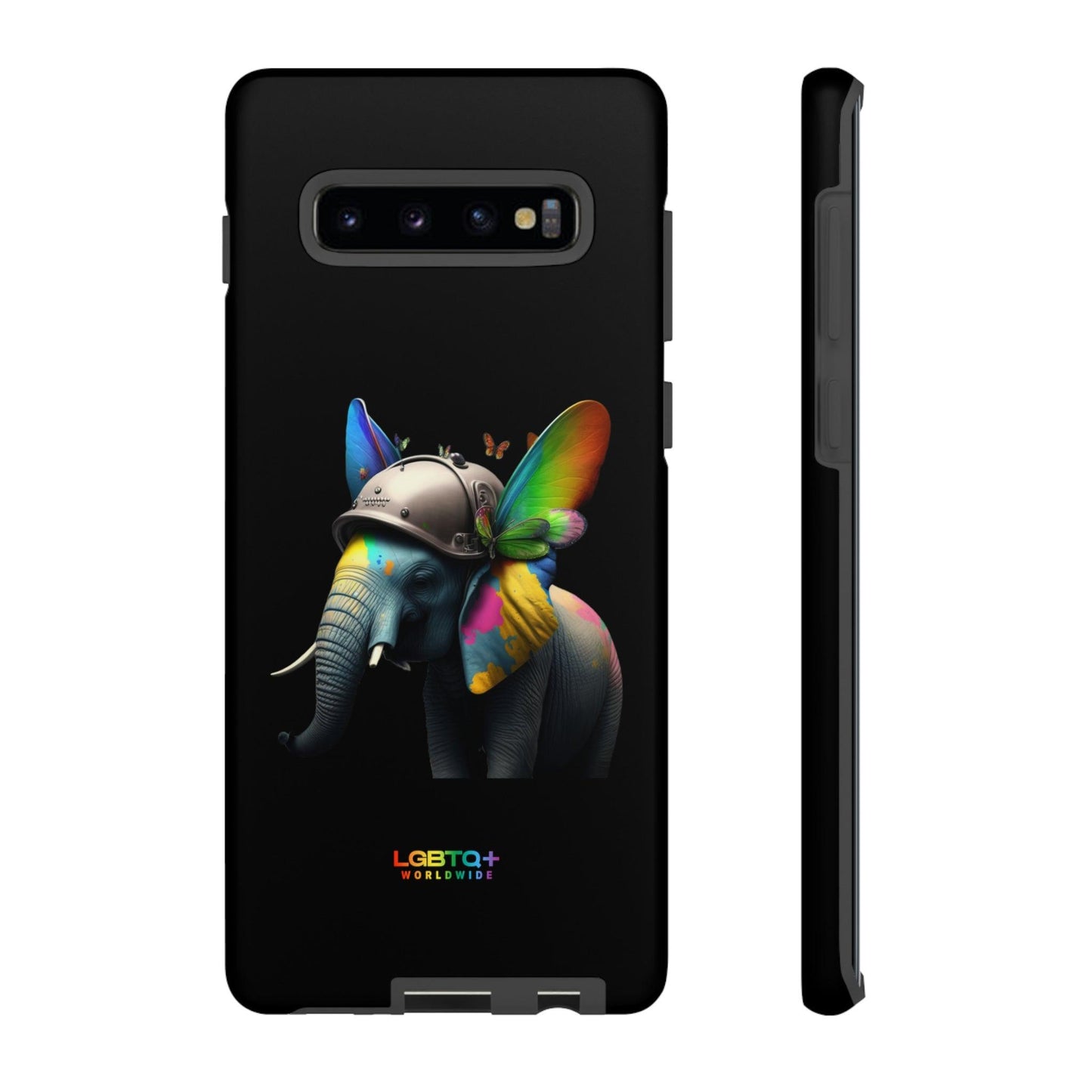 LGBTQWorldwide - ,,ELEFANT" Doppelgehäuse Handyhülle Accessories, Glossy, iPhone Cases, Matte, Phone accessory, Phone Cases, Samsung Cases, tough, Valentine's Day Picks lgbtq Bekleidung Accessoires unisex Zubehör