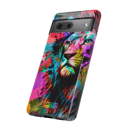 LGBTQWorldwide - ,,STARKER LÖWE" Doppelgehäuse Handyhülle Accessories, Glossy, iPhone Cases, Matte, Phone accessory, Phone Cases, Samsung Cases, Thermo, Valentine's Day Picks lgbtq Bekleidung Accessoires unisex Zubehör