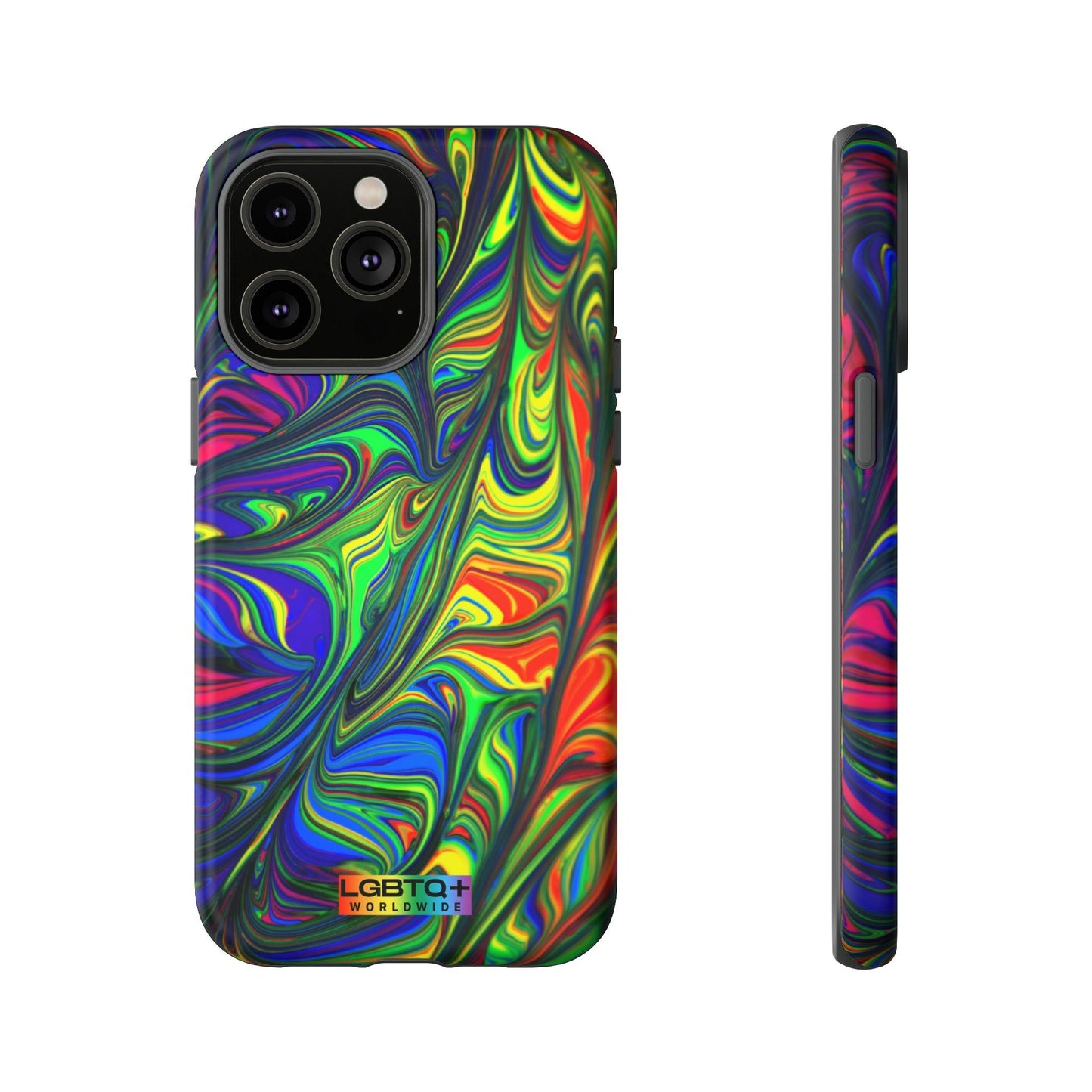 LGBTQWorldwide - ,,ILLUSION" Doppelgehäuse Handyhülle Accessories, Glossy, iPhone Cases, Matte, Phone accessory, Phone Cases, Samsung Cases, Thermo, Valentine's Day Picks lgbtq Bekleidung Accessoires unisex Zubehör