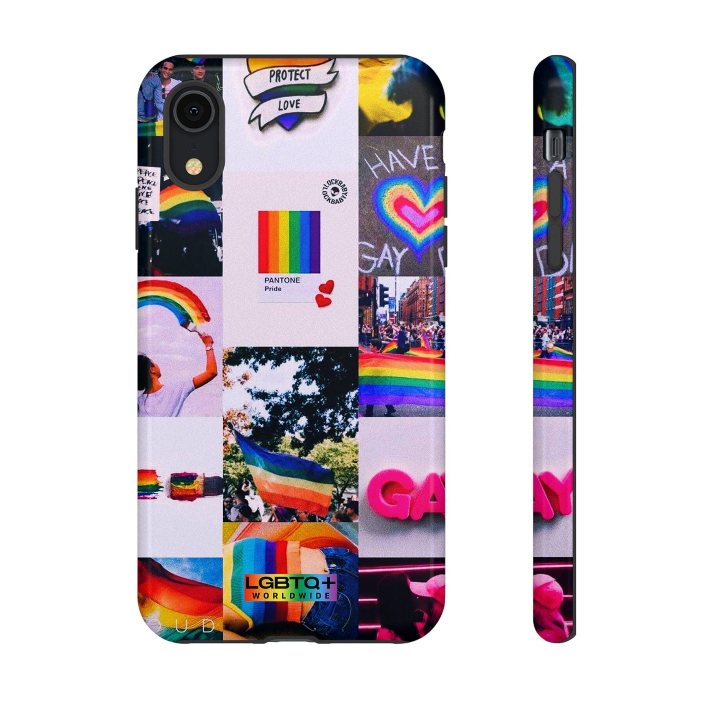 LGBTQWorldwide - ,,REGENBOGEN" Doppelgehäuse Handyhülle Accessories, Glossy, iPhone Cases, Matte, Phone accessory, Phone Cases, Samsung Cases, Thermo, Valentine's Day Picks lgbtq Bekleidung Accessoires unisex Zubehör