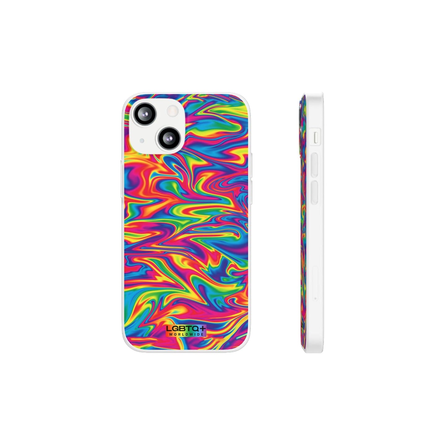 LGBTQWorldwide - ,,ABSTRACT" Flexible Handyhülle Accessories, Case, iPhone, iPhone Cases, Phone accessory, Phone Cases, Samsung Cases, silikon, Valentine's Day promotion lgbtq Bekleidung Accessoires unisex Zubehör