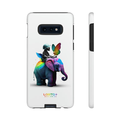 LGBTQWorldwide - ,,SCHMETTERLING" Doppelgehäuse Handyhülle Accessories, Glossy, iPhone Cases, Matte, Phone accessory, Phone Cases, Samsung Cases, tough, Valentine's Day Picks lgbtq Bekleidung Accessoires unisex Zubehör