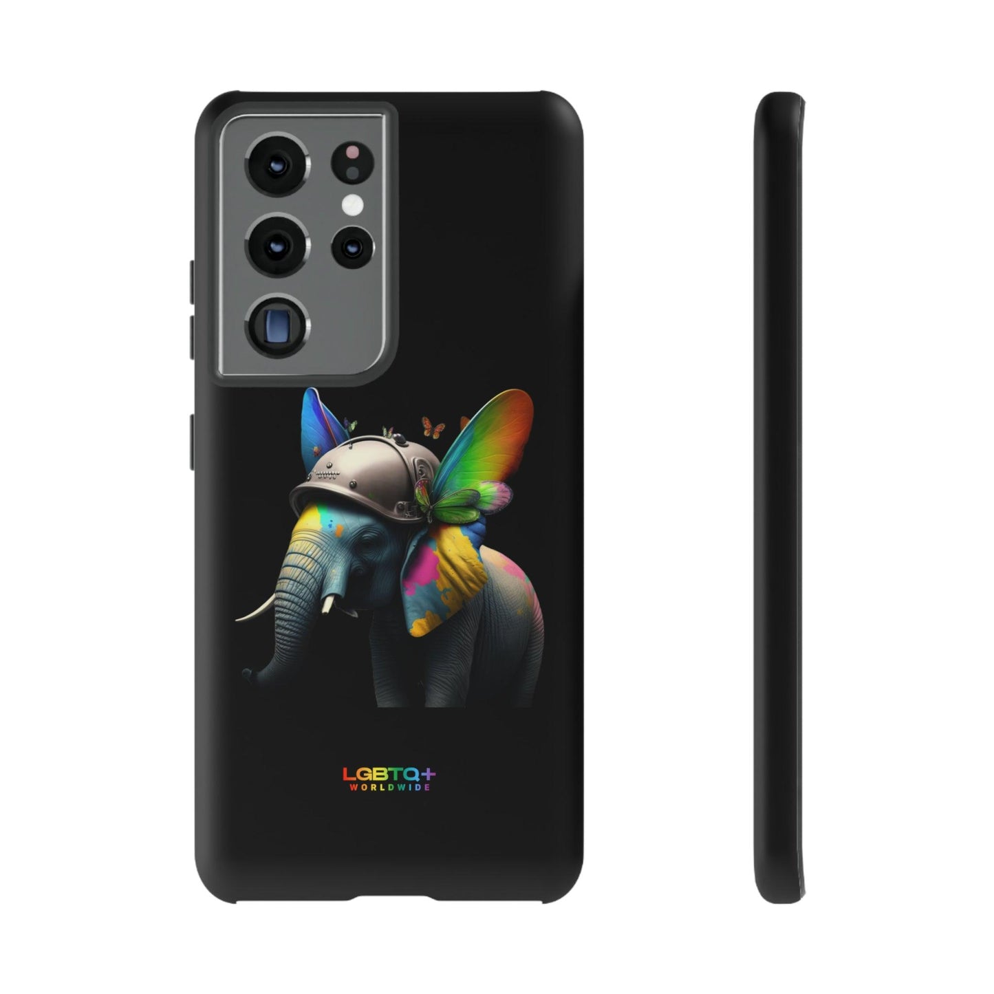 LGBTQWorldwide - ,,ELEFANT" Doppelgehäuse Handyhülle Accessories, Glossy, iPhone Cases, Matte, Phone accessory, Phone Cases, Samsung Cases, tough, Valentine's Day Picks lgbtq Bekleidung Accessoires unisex Zubehör