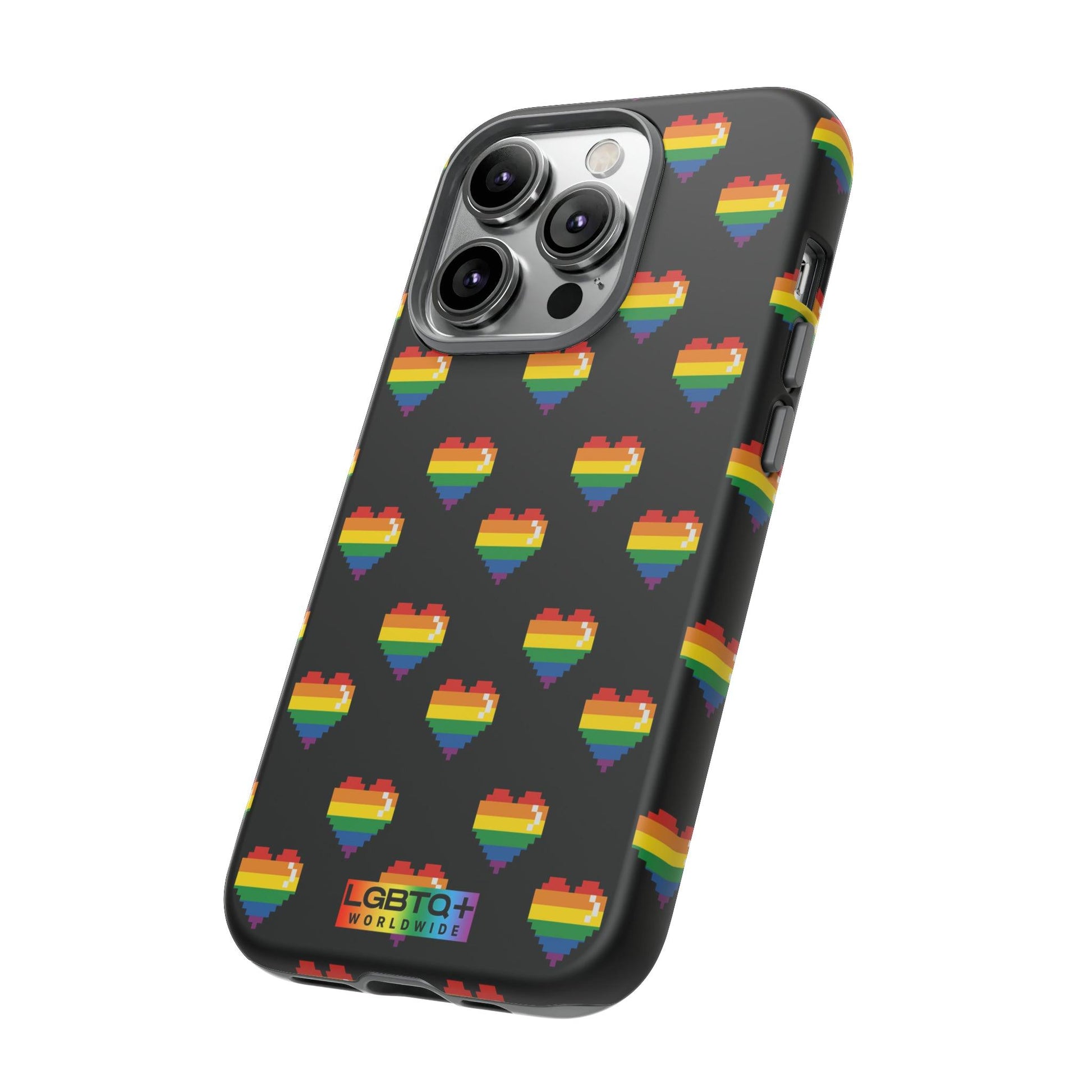 LGBTQWorldwide - ,,COMIC HERZEN" Doppelgehäuse Handyhülle Accessories, Glossy, iPhone Cases, Matte, Phone accessory, Phone Cases, Samsung Cases, Thermo, Valentine's Day Picks lgbtq Bekleidung Accessoires unisex Zubehör