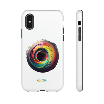 LGBTQWorldwide - ,,SCHWARZES LOCH" Doppelgehäuse Handyhülle Accessories, Glossy, iPhone Cases, Matte, Phone accessory, Phone Cases, Samsung Cases, tough, Valentine's Day Picks lgbtq Bekleidung Accessoires unisex Zubehör