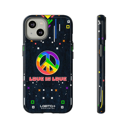 LGBTQWorldwide - ,,PEACE" Doppelgehäuse Handyhülle Accessories, Glossy, iPhone Cases, Matte, Phone accessory, Phone Cases, Samsung Cases, Thermo, Valentine's Day Picks lgbtq Bekleidung Accessoires unisex Zubehör