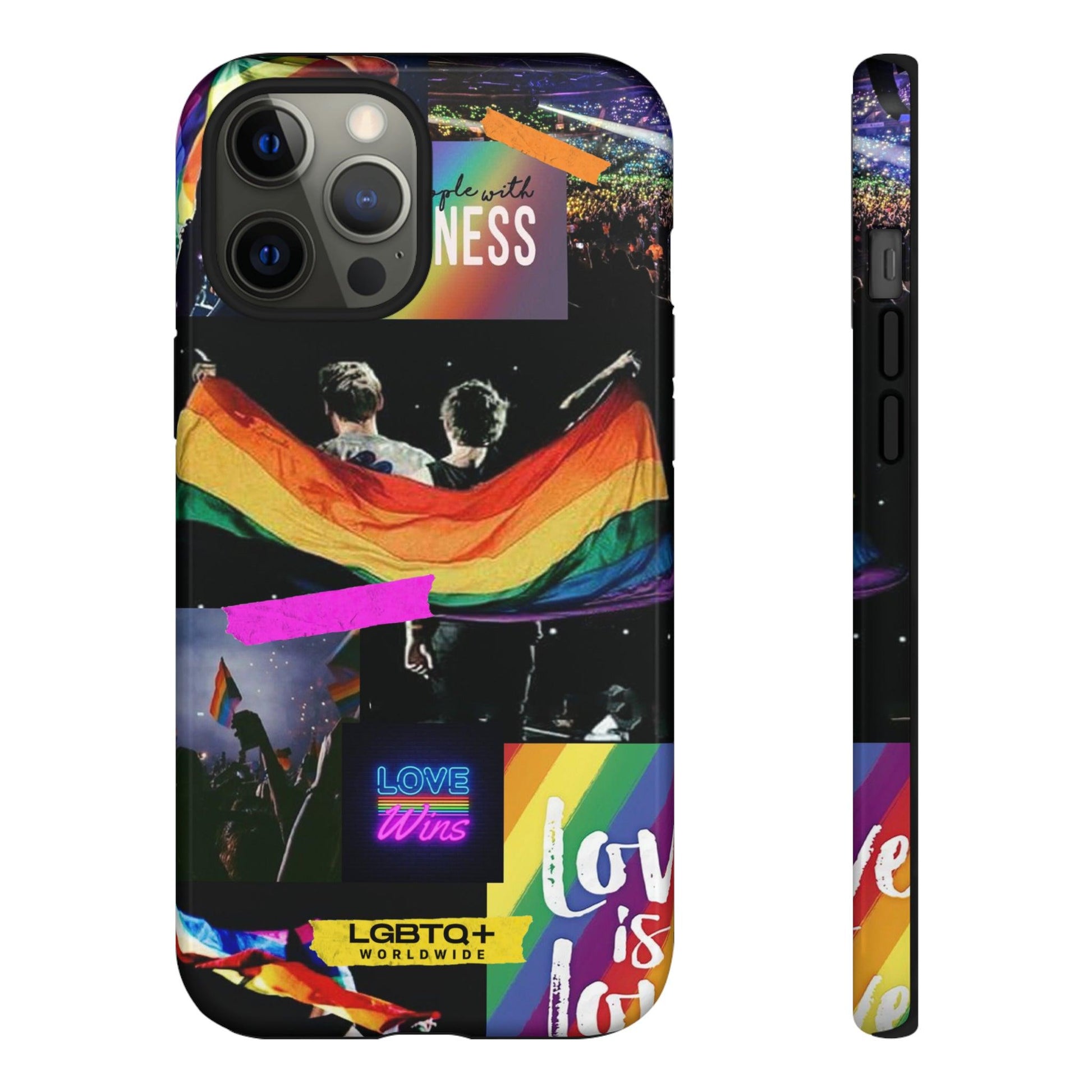 LGBTQWorldwide - ,,COMMUNITY" Doppelgehäuse Handyhülle Accessories, Glossy, iPhone Cases, Matte, Phone accessory, Phone Cases, Samsung Cases, Thermo, Valentine's Day Picks lgbtq Bekleidung Accessoires unisex Zubehör