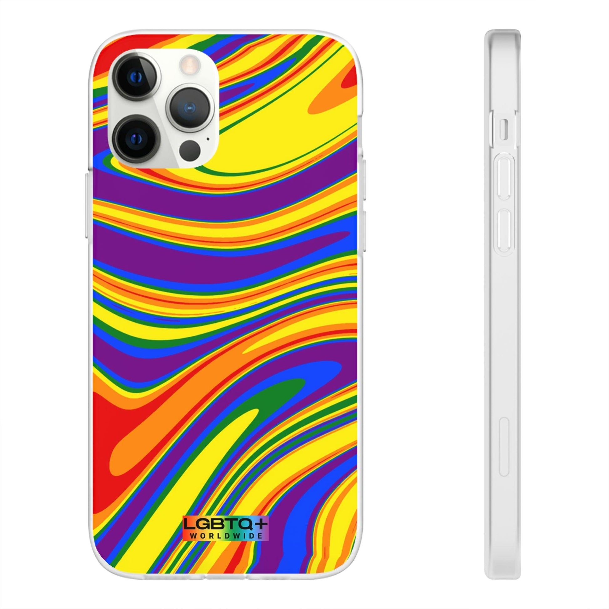 LGBTQWorldwide - ,,FARBEN" Flexible Handyhülle Accessories, Case, iPhone, iPhone Cases, Phone accessory, Phone Cases, Samsung Cases, silikon, Valentine's Day promotion lgbtq Bekleidung Accessoires unisex Zubehör