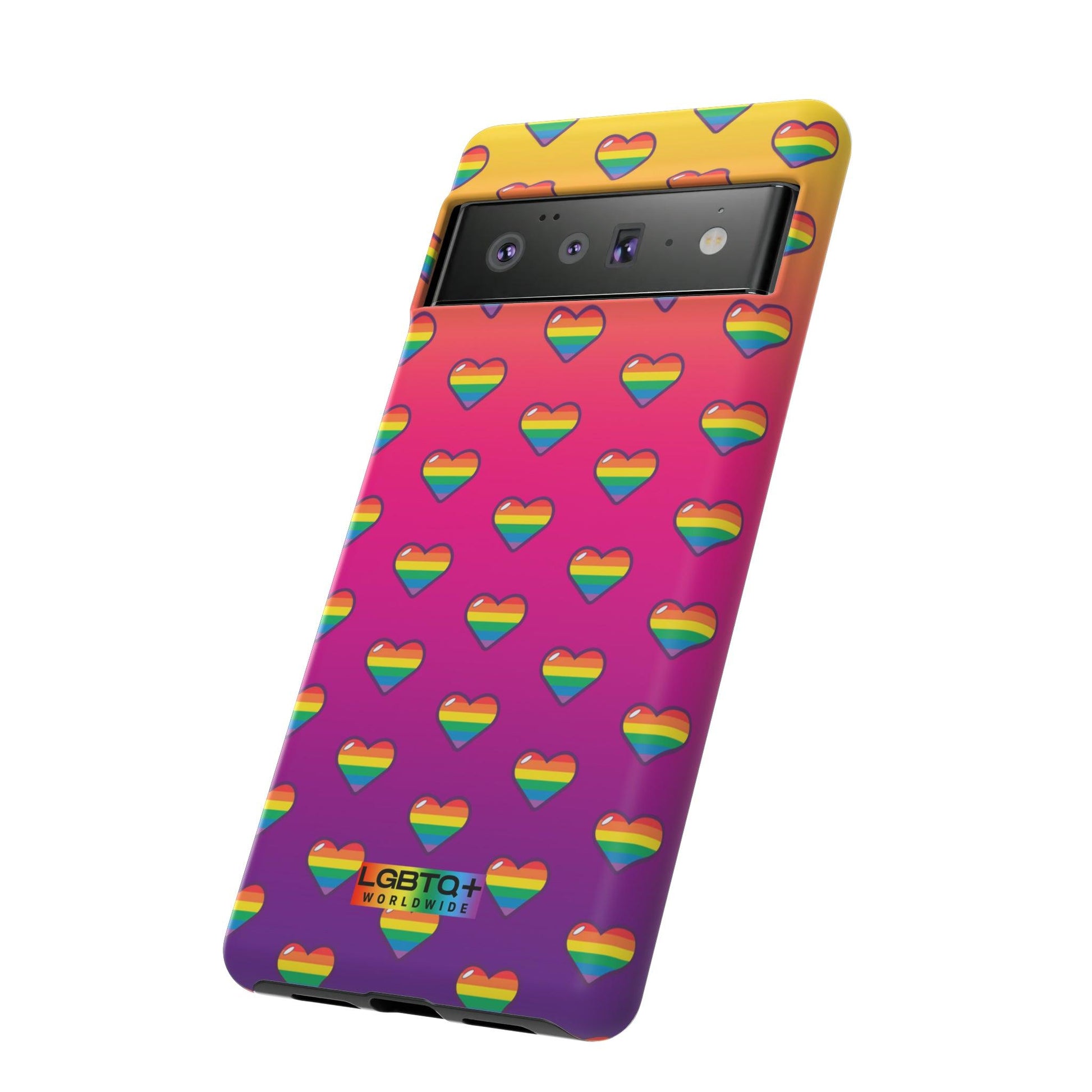 LGBTQWorldwide - ,,HERZ" Doppelgehäuse Handyhülle Accessories, Glossy, iPhone Cases, Matte, Phone accessory, Phone Cases, Samsung Cases, Thermo, Valentine's Day Picks lgbtq Bekleidung Accessoires unisex Zubehör