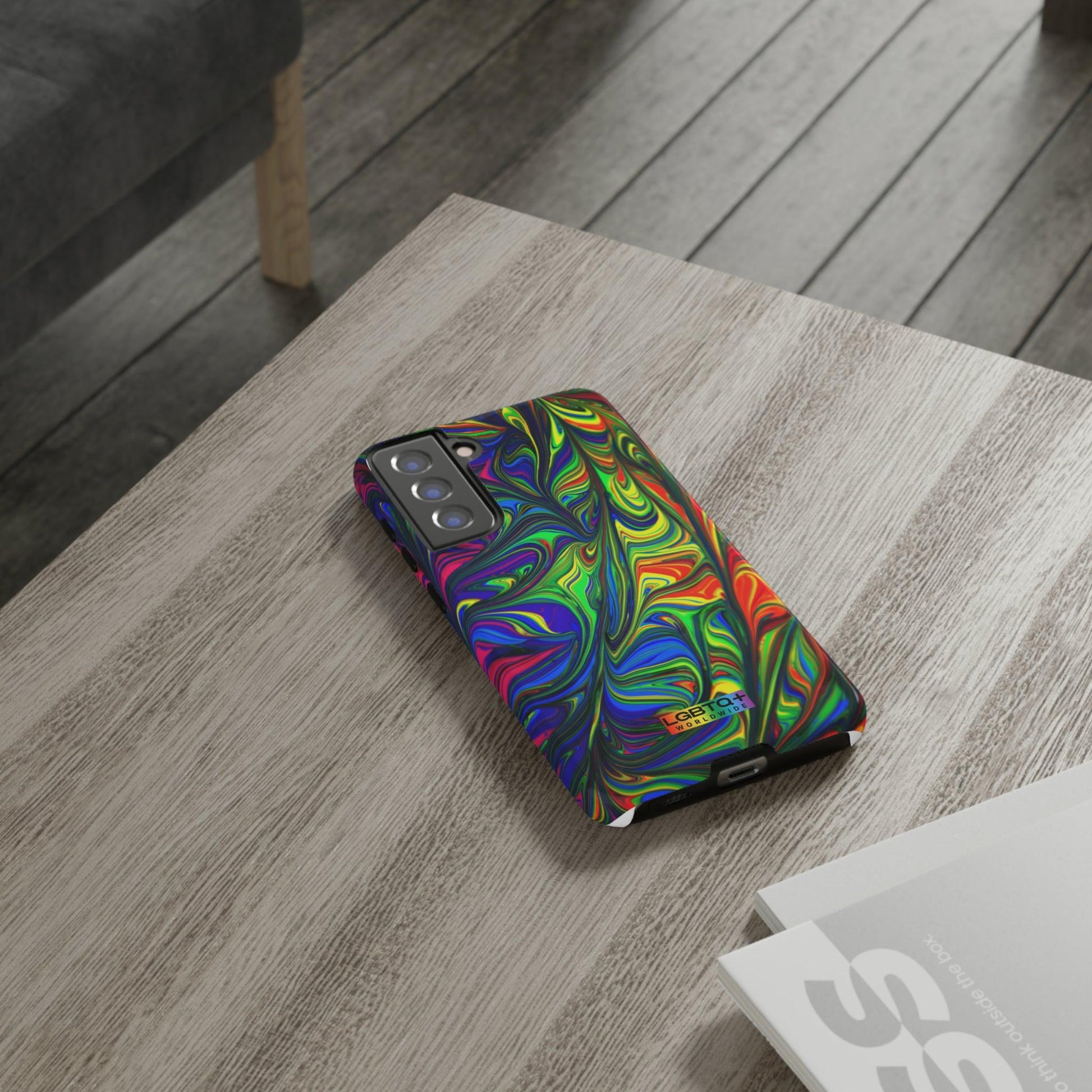 LGBTQWorldwide - ,,ILLUSION" Doppelgehäuse Handyhülle Accessories, Glossy, iPhone Cases, Matte, Phone accessory, Phone Cases, Samsung Cases, Thermo, Valentine's Day Picks lgbtq Bekleidung Accessoires unisex Zubehör