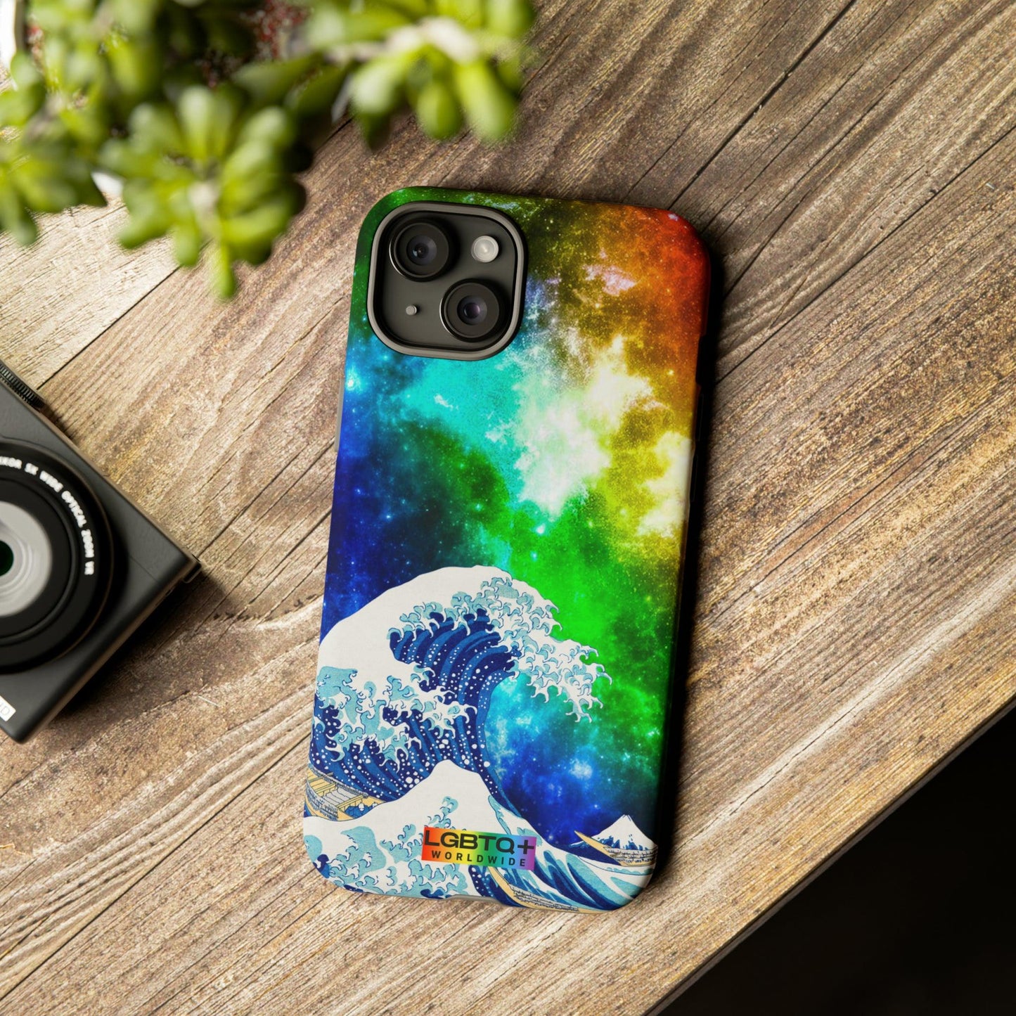 LGBTQWorldwide - ,,WELLE" Doppelgehäuse Handyhülle Accessories, Glossy, iPhone Cases, Matte, Phone accessory, Phone Cases, Samsung Cases, Thermo, Valentine's Day Picks lgbtq Bekleidung Accessoires unisex Zubehör