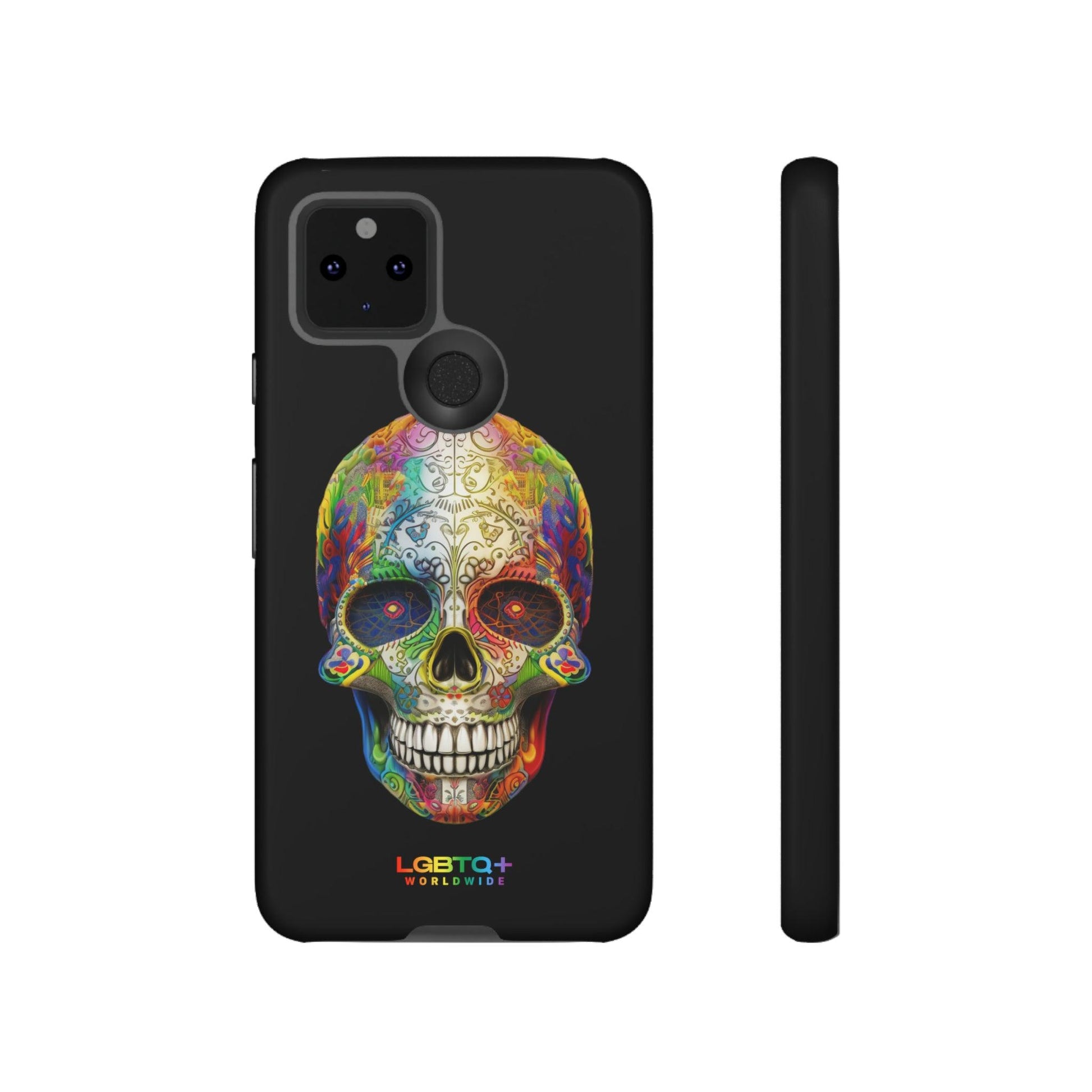 LGBTQWorldwide - ,,SKULL HEAD" Doppelgehäuse Handyhülle Accessories, Glossy, iPhone Cases, Matte, Phone accessory, Phone Cases, Samsung Cases, tough, Valentine's Day Picks lgbtq Bekleidung Accessoires unisex Zubehör