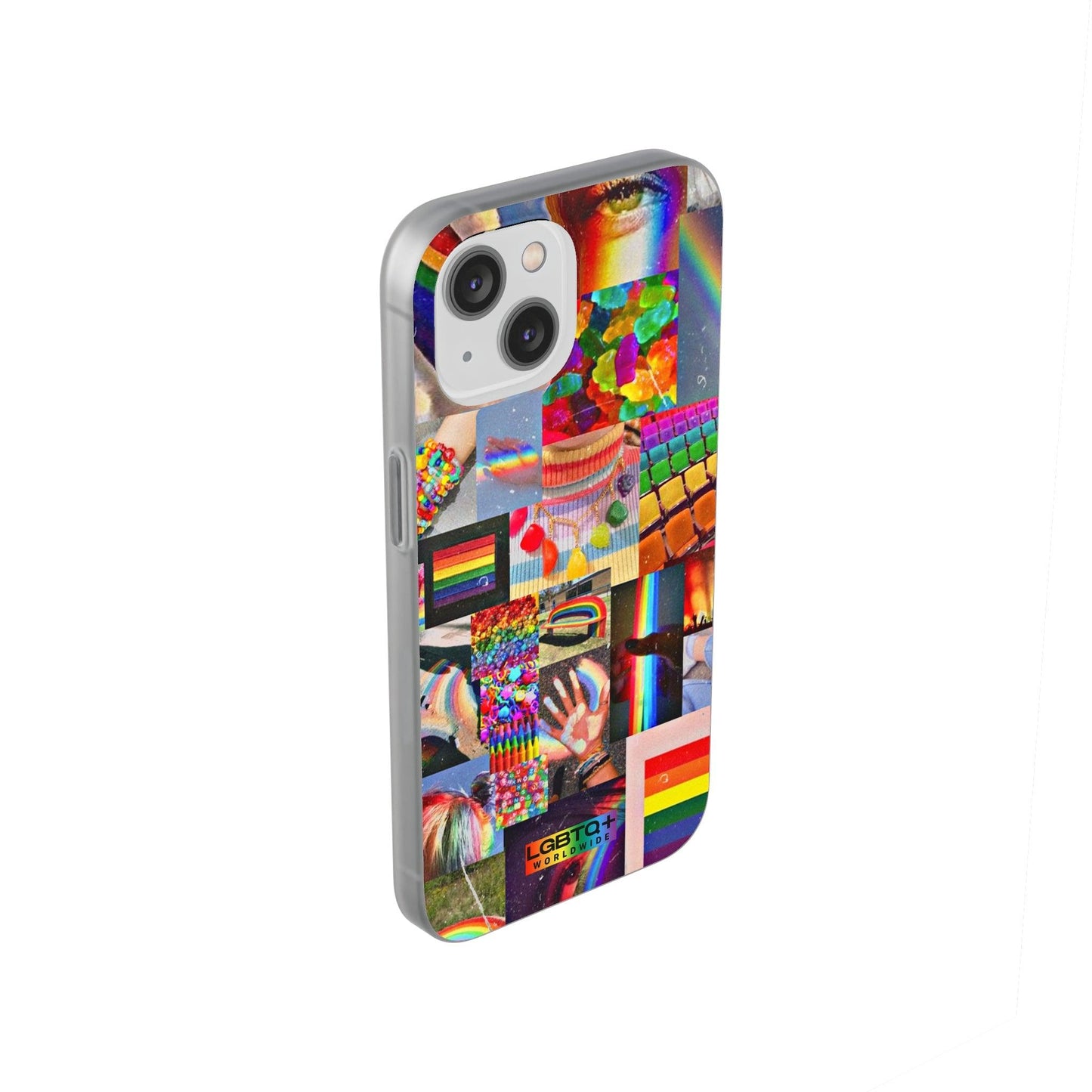 LGBTQWorldwide - ,,COMMUNITY" Flexible Handyhülle Accessories, Case, iPhone, iPhone Cases, Phone accessory, Phone Cases, Samsung Cases, silikon, Valentine's Day promotion lgbtq Bekleidung Accessoires unisex Zubehör