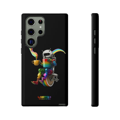 LGBTQWorldwide - ,,LUSTIGER ROBOTER" Doppelgehäuse Handyhülle Accessories, Glossy, iPhone Cases, Matte, Phone accessory, Phone Cases, Samsung Cases, tough, Valentine's Day Picks lgbtq Bekleidung Accessoires unisex Zubehör