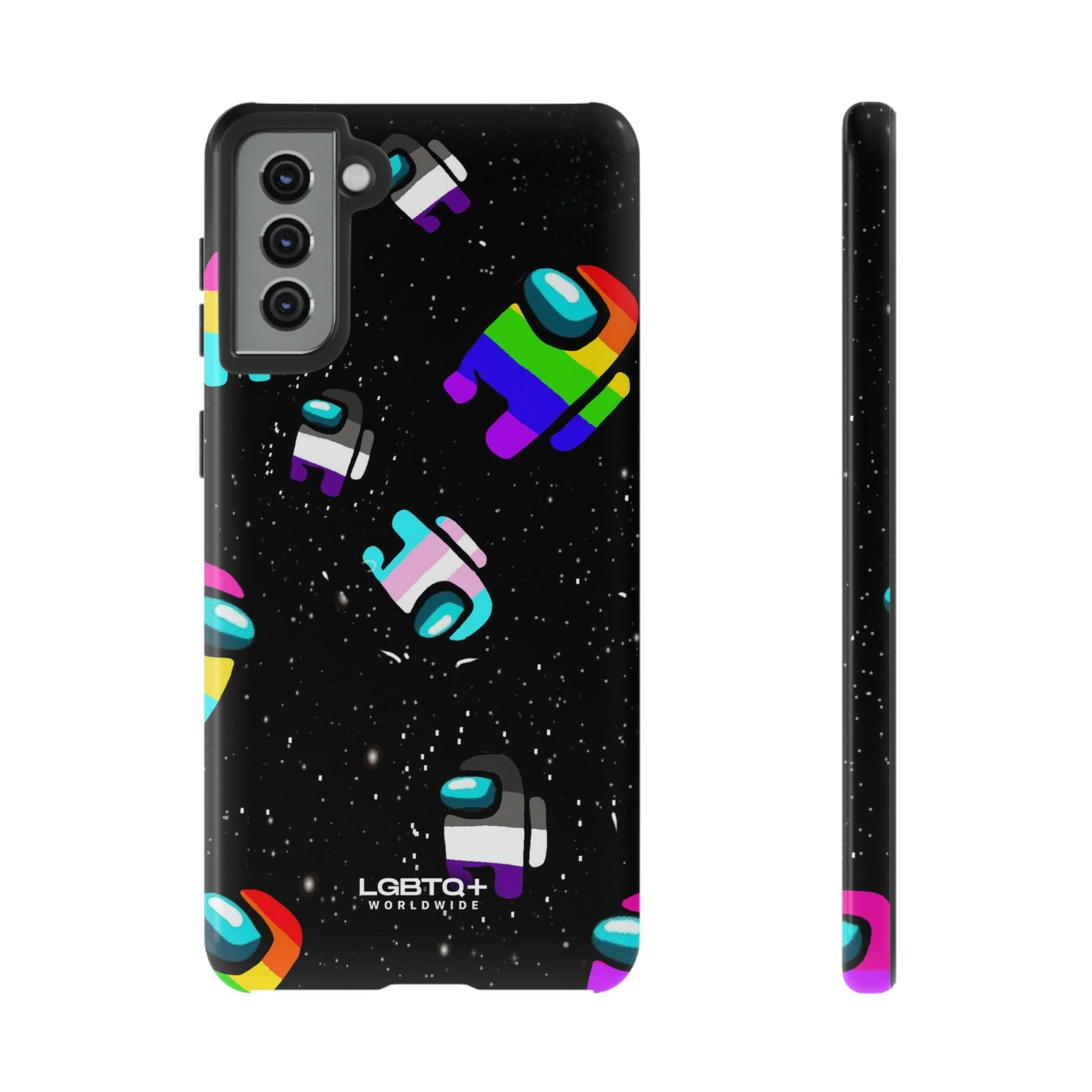 LGBTQWorldwide - ,,IMPOSTER" Doppelgehäuse Handyhülle Accessories, Glossy, iPhone Cases, Matte, Phone accessory, Phone Cases, Samsung Cases, Thermo, Valentine's Day Picks lgbtq Bekleidung Accessoires unisex Zubehör