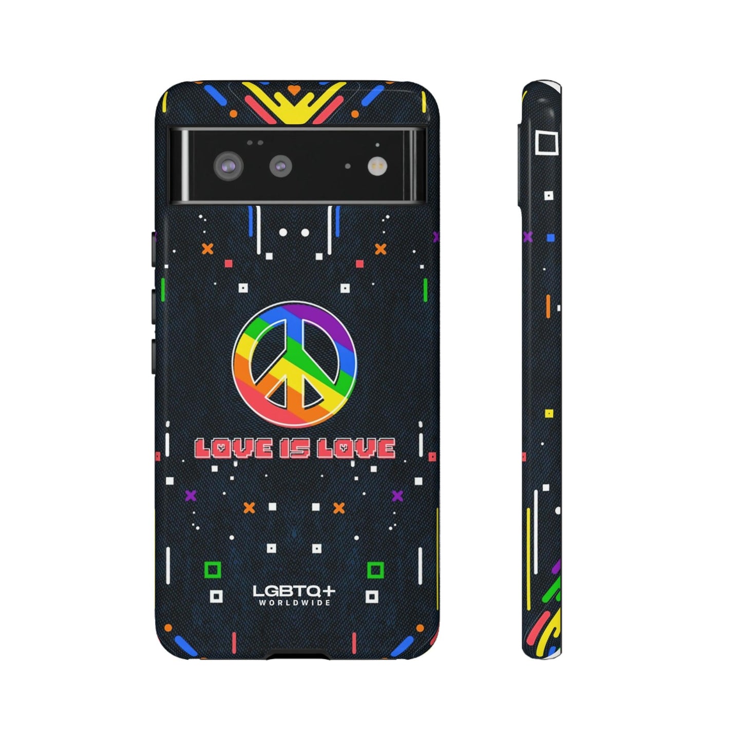 LGBTQWorldwide - ,,PEACE" Doppelgehäuse Handyhülle Accessories, Glossy, iPhone Cases, Matte, Phone accessory, Phone Cases, Samsung Cases, Thermo, Valentine's Day Picks lgbtq Bekleidung Accessoires unisex Zubehör