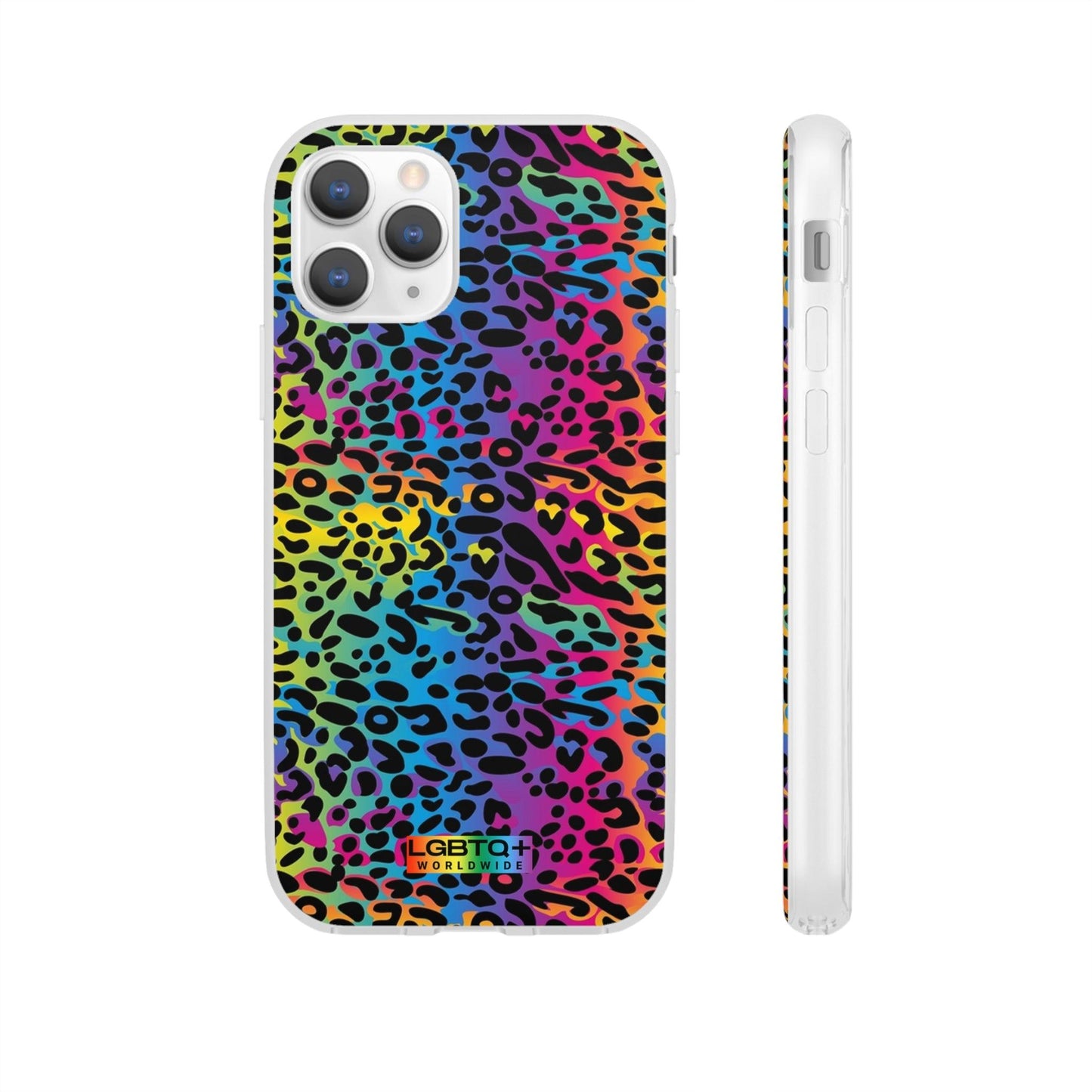 LGBTQWorldwide - ,,LEOPARD" Flexible Handyhülle Accessories, Case, iPhone, iPhone Cases, Phone accessory, Phone Cases, Samsung Cases, silikon, Valentine's Day promotion lgbtq Bekleidung Accessoires unisex Zubehör