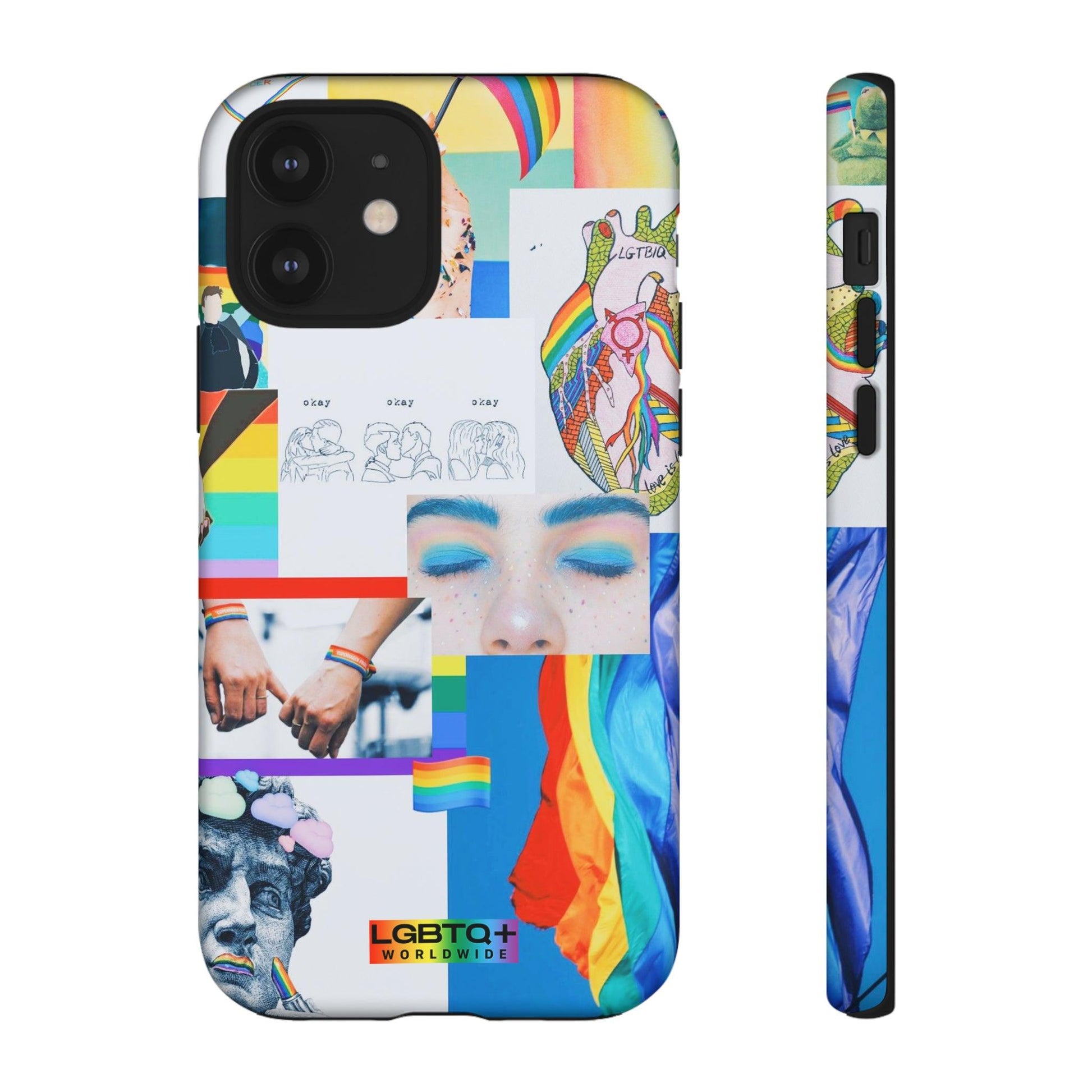 LGBTQWorldwide - ,,LEBEN"Doppelgehäuse Handyhülle Accessories, Glossy, iPhone Cases, Matte, Phone accessory, Phone Cases, Samsung Cases, Thermo, Valentine's Day Picks lgbtq Bekleidung Accessoires unisex Zubehör