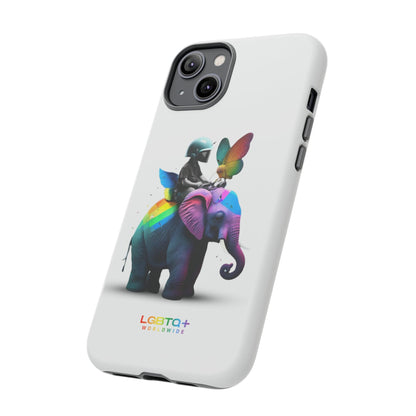 LGBTQWorldwide - ,,SCHMETTERLING" Doppelgehäuse Handyhülle Accessories, Glossy, iPhone Cases, Matte, Phone accessory, Phone Cases, Samsung Cases, tough, Valentine's Day Picks lgbtq Bekleidung Accessoires unisex Zubehör