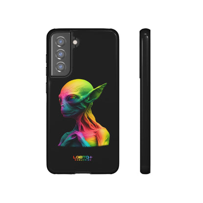 LGBTQWorldwide - ,,ALIEN" Doppelgehäuse Handyhülle Accessories, Glossy, iPhone Cases, Matte, Phone accessory, Phone Cases, Samsung Cases, tough, Valentine's Day Picks lgbtq Bekleidung Accessoires unisex Zubehör