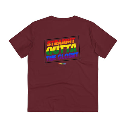 LGBTQWorldwide - ,,STRAIGHT OUTTA" Clothing, Cotton, Crew neck, DTG, Eco-friendly, Men's Clothing, Organic, Recycled, Regular fit, Sustainable, T-shirts, Unisex, Valentine's Day Picks, Vegan, Women's Clothing lgbtq Bekleidung Accessoires unisex Zubehör