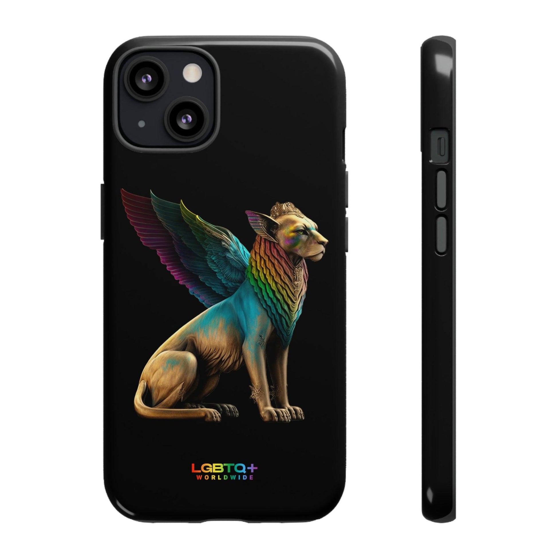 LGBTQWorldwide - ,,SPHINX" Doppelgehäuse Handyhülle Accessories, Glossy, iPhone Cases, Matte, Phone accessory, Phone Cases, Samsung Cases, tough, Valentine's Day Picks lgbtq Bekleidung Accessoires unisex Zubehör