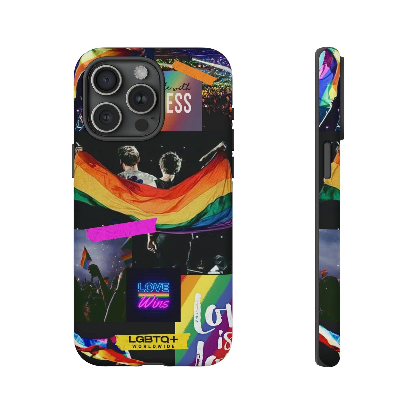 LGBTQWorldwide - ,,COMMUNITY" Doppelgehäuse Handyhülle Accessories, Glossy, iPhone Cases, Matte, Phone accessory, Phone Cases, Samsung Cases, Thermo, Valentine's Day Picks lgbtq Bekleidung Accessoires unisex Zubehör