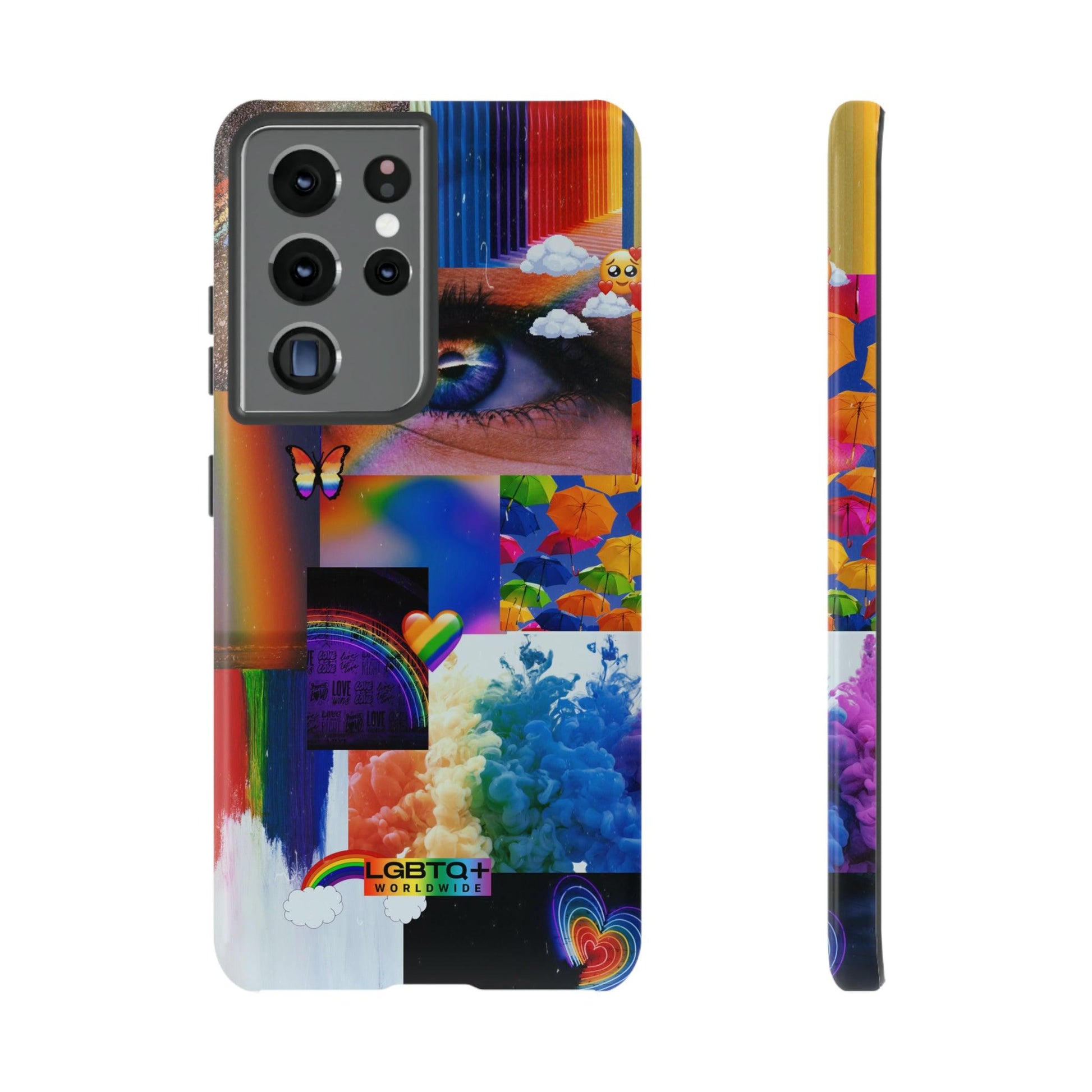 LGBTQWorldwide - ,,VISION" Doppelgehäuse Handyhülle Accessories, Glossy, iPhone Cases, Matte, Phone accessory, Phone Cases, Samsung Cases, Thermo, Valentine's Day Picks lgbtq Bekleidung Accessoires unisex Zubehör