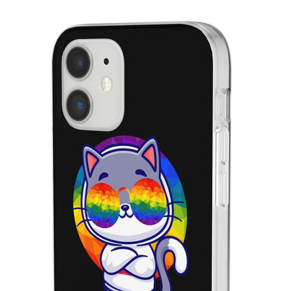 LGBTQWorldwide - ,,PURRIDE" Flexible Handyhülle Accessories, Case, iPhone, iPhone Cases, Phone accessory, Phone Cases, Samsung Cases, silikon, Valentine's Day promotion lgbtq Bekleidung Accessoires unisex Zubehör