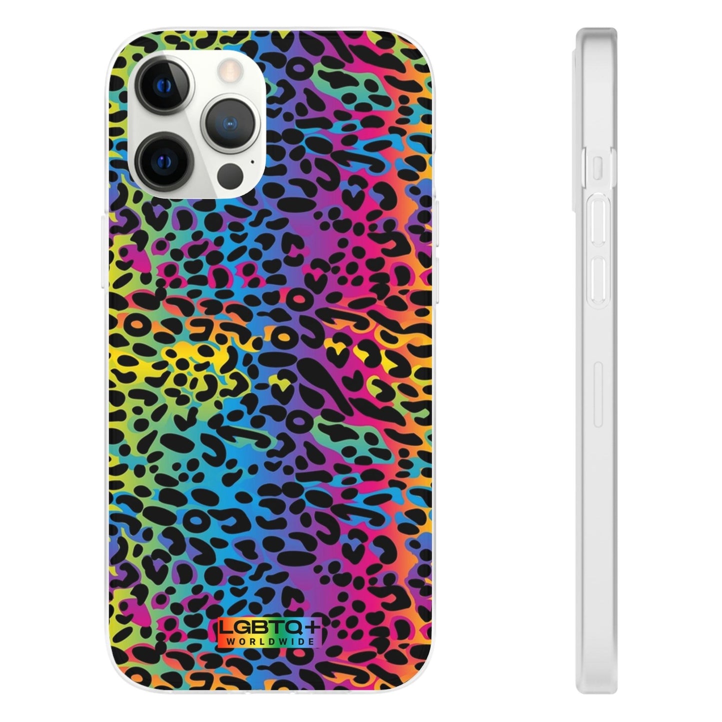 LGBTQWorldwide - ,,LEOPARD" Flexible Handyhülle Accessories, Case, iPhone, iPhone Cases, Phone accessory, Phone Cases, Samsung Cases, silikon, Valentine's Day promotion lgbtq Bekleidung Accessoires unisex Zubehör