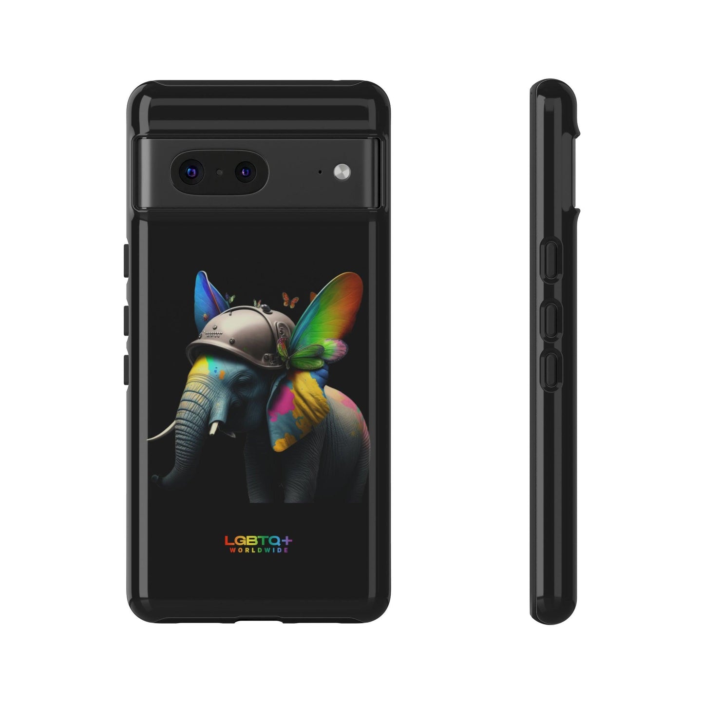 LGBTQWorldwide - ,,ELEFANT" Doppelgehäuse Handyhülle Accessories, Glossy, iPhone Cases, Matte, Phone accessory, Phone Cases, Samsung Cases, tough, Valentine's Day Picks lgbtq Bekleidung Accessoires unisex Zubehör