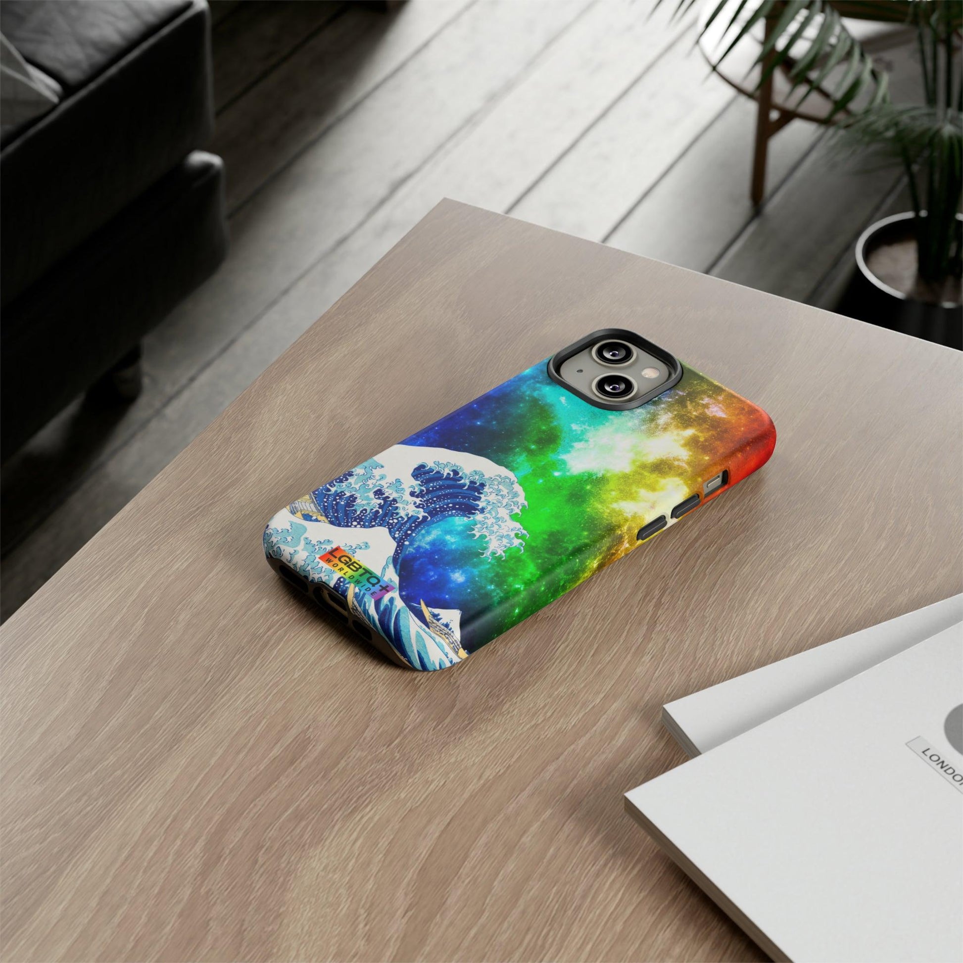 LGBTQWorldwide - ,,WELLE" Doppelgehäuse Handyhülle Accessories, Glossy, iPhone Cases, Matte, Phone accessory, Phone Cases, Samsung Cases, Thermo, Valentine's Day Picks lgbtq Bekleidung Accessoires unisex Zubehör